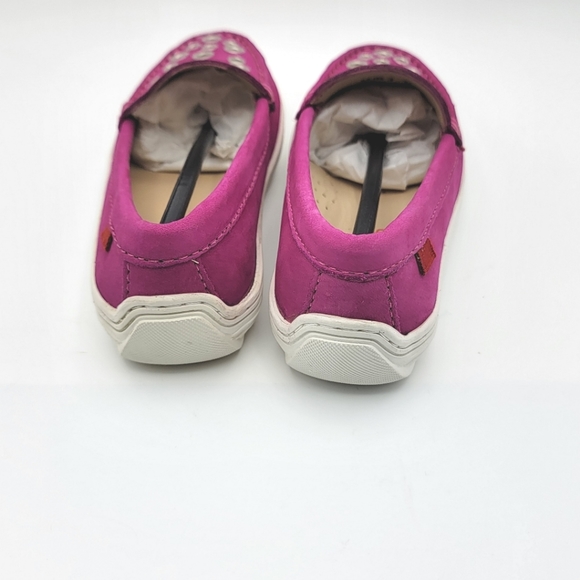 Marc Joseph Mott Street Pink Nubuck Kid Loafer Size 11. S1036 - Picture 4 of 6